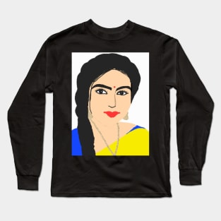 indian women Long Sleeve T-Shirt